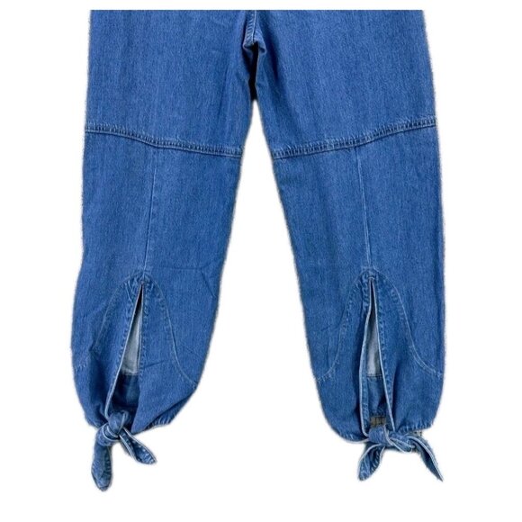 7 For All Mankind Tapered Ankle Tie Jeans In Tulip Women's Size 32 NWT - Picture 12 of 14